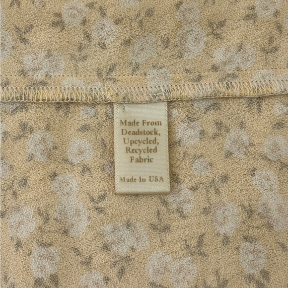 Christy Dawn The Dahlia Midi Puff-Sleeve Dress in Butterscotch Floral - Picture 7 of 7